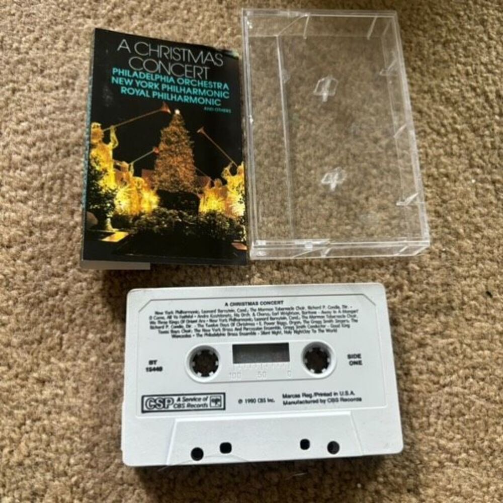 A Christmas Concert BT15440 Philadelphia Orchestra Cassette Tape
